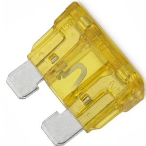 Platte zekering MINI laag 20 A 10 stuks.