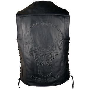 Leren motorvest RSA Eagle