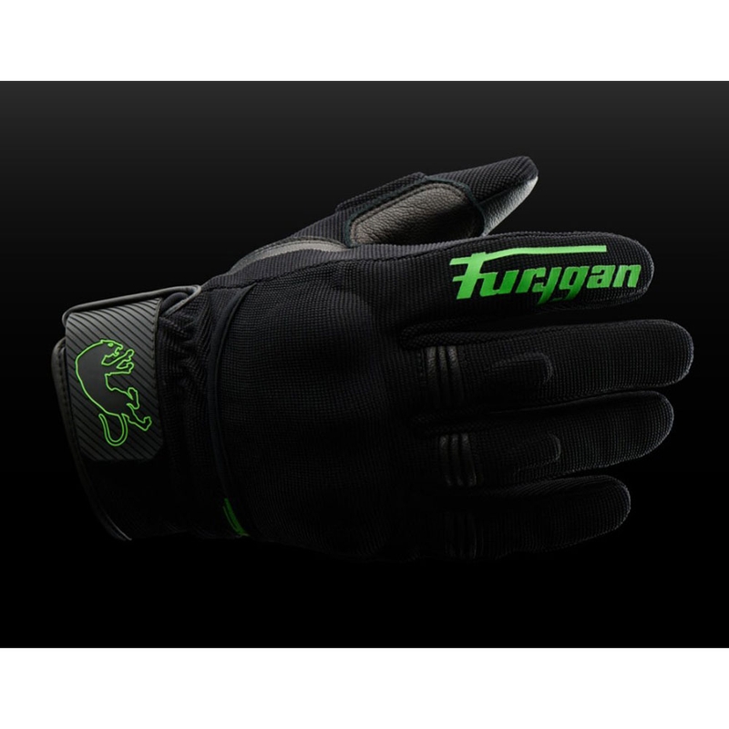 Furygan Jet D3O Evo motorhandschoenen zwart-groen
