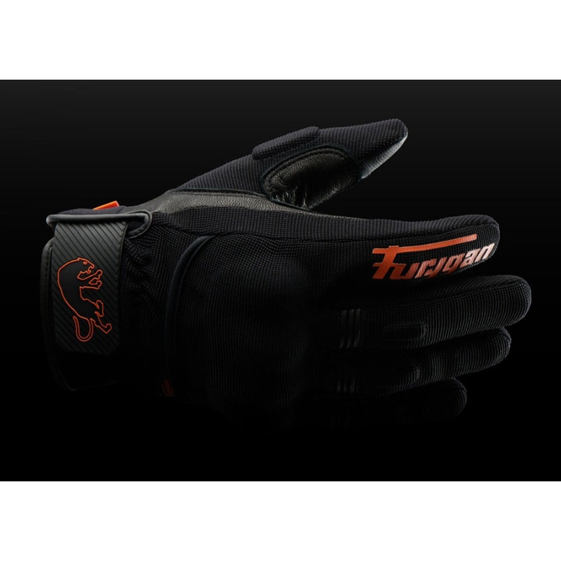 Furygan Jet D3O Evo motorhandschoenen zwart-oranje