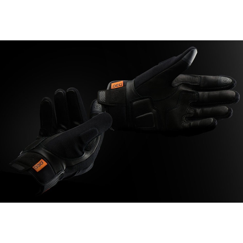 Furygan Jet D3O Evo motorhandschoenen zwart-oranje