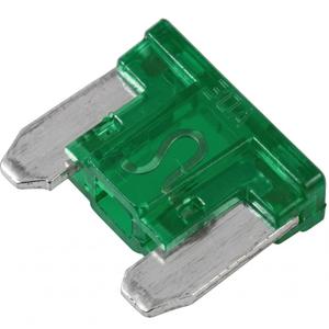 Platte zekering MINI laag 30 A 10 stuks.