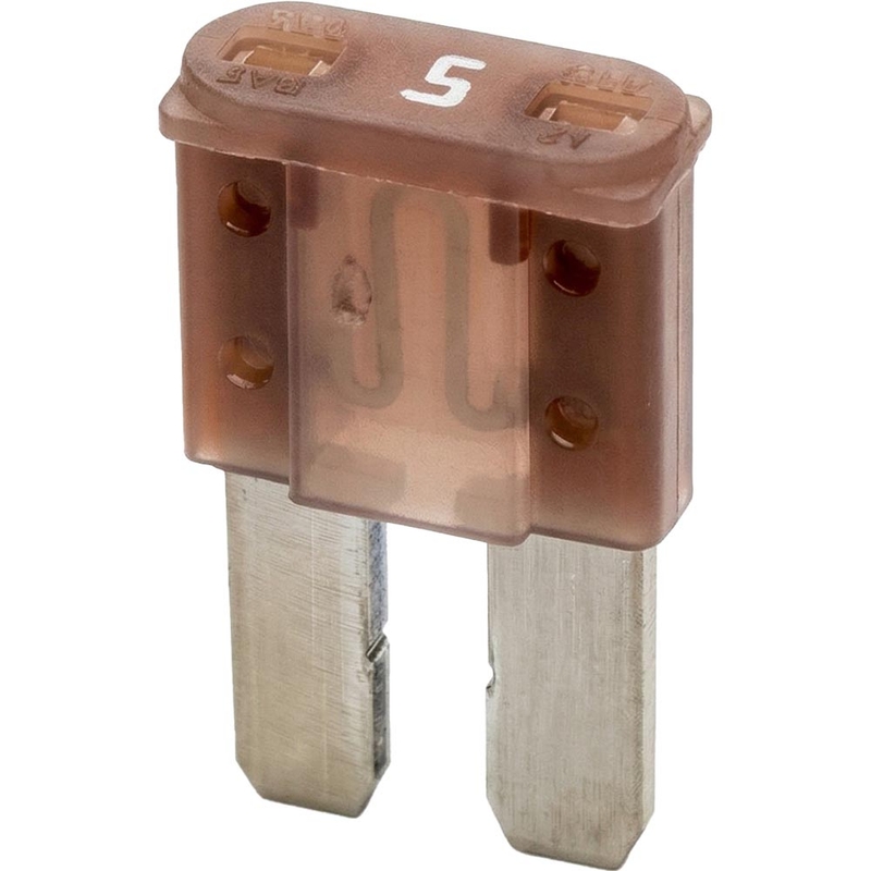 Platte zekering MIKRO II 5 A 10 stuks.