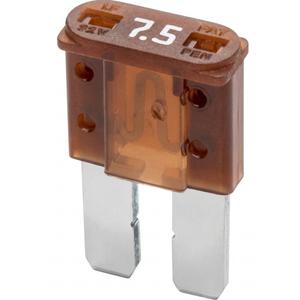 Platte zekering MIKRO II 7,5 A 10 stuks.