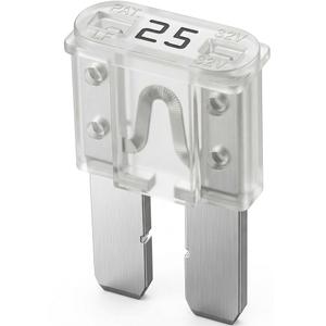 Platte zekering MIKRO II 25 A 10 stuks.