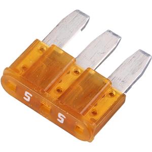 Platte zekering MIKRO III 5 A 10 stuks.