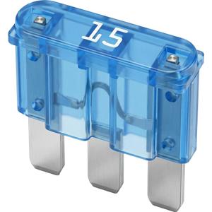 Platte zekering MIKRO III 15 A 10 stuks.