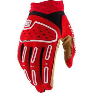 Motocrosshandschoenen 100% Airmatic 2 rood-zwart