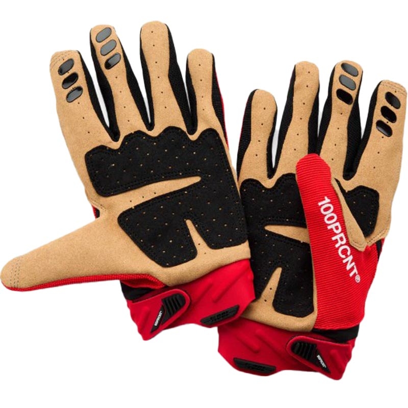 Motocrosshandschoenen 100% Airmatic 2 rood-zwart