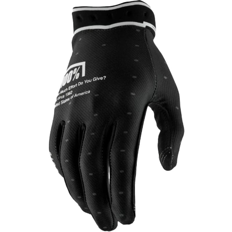 Motocrosshandschoenen 100% Ridefit zwart