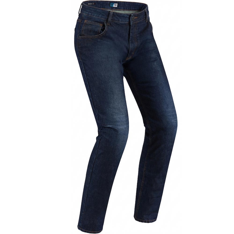 PMJ Deux Verlengde Motorfiets Jeans Donkerblauw uitverkoop