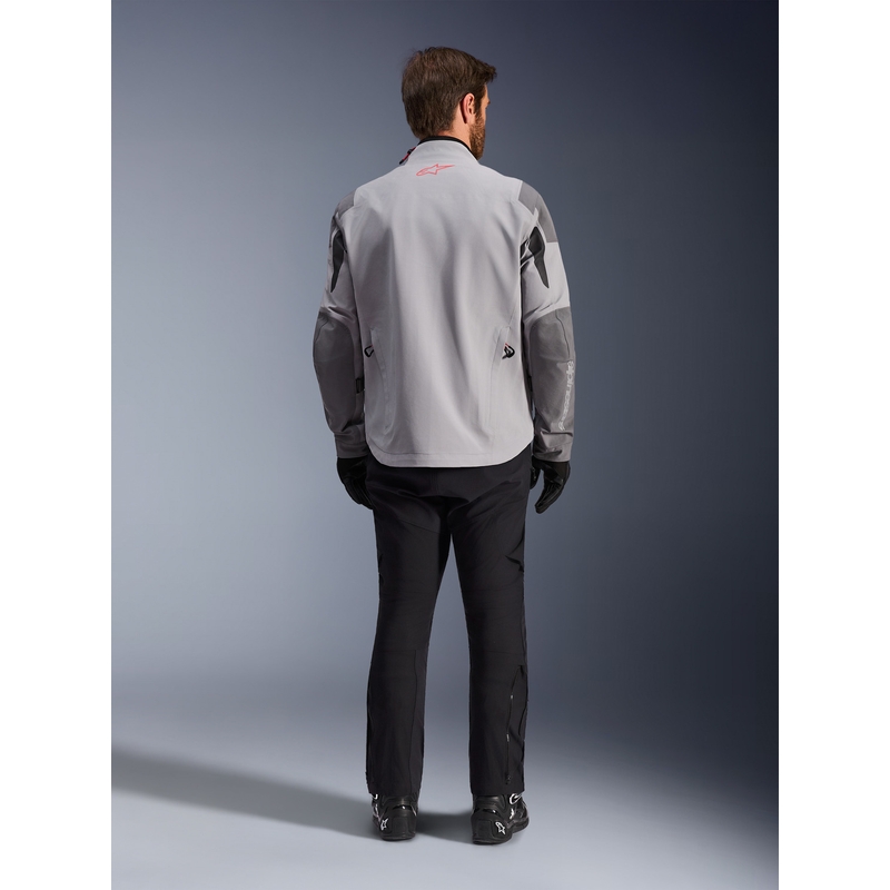 Alpinestars Maxdura Drystar XF motorjas lichtgrijs-donkergrijs