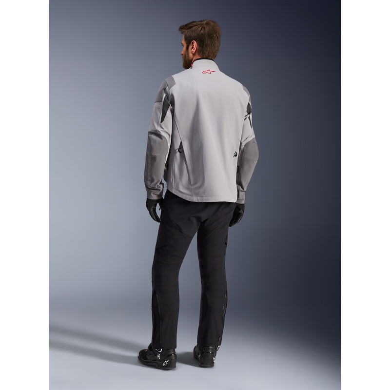 Alpinestars Maxdura Drystar XF motorjas lichtgrijs-donkergrijs