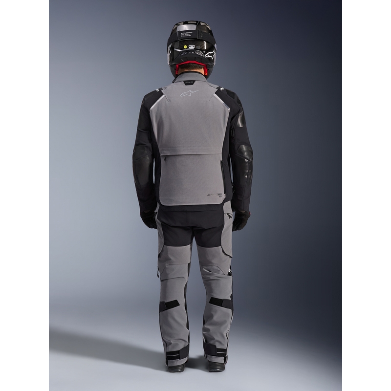 Alpinestars Andes PRO Drystar XF motorjas donkergrijs-zwart