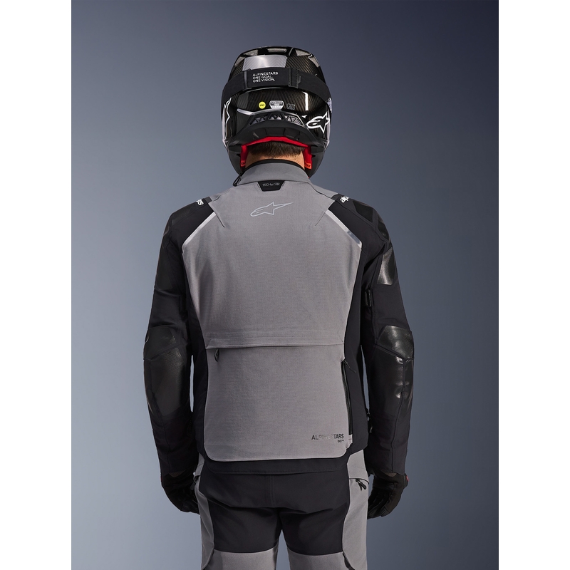 Alpinestars Andes PRO Drystar XF motorjas donkergrijs-zwart