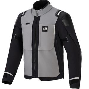 Alpinestars Andes PRO Drystar XF motorjas donkergrijs-zwart