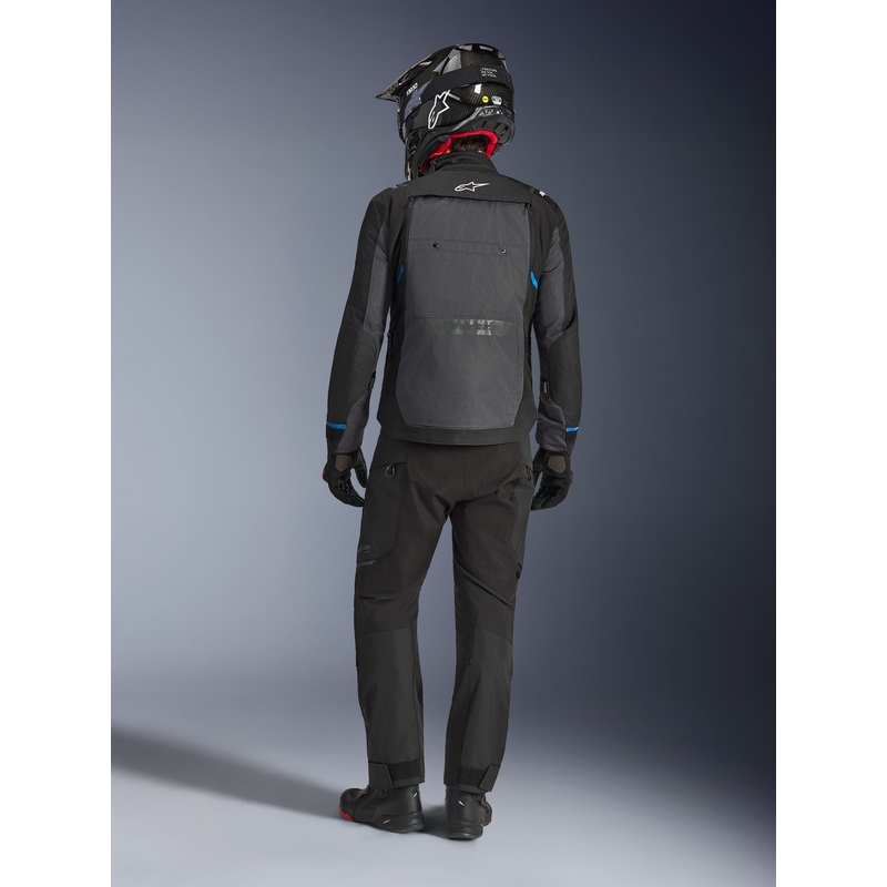 Alpinestars Cusco Drystar motorjas zwart-donkergrijs