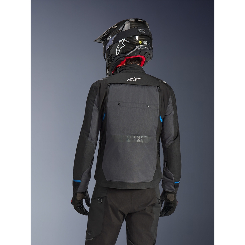 Alpinestars Cusco Drystar motorjas zwart-donkergrijs