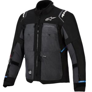 Alpinestars Cusco Drystar motorjas zwart-donkergrijs