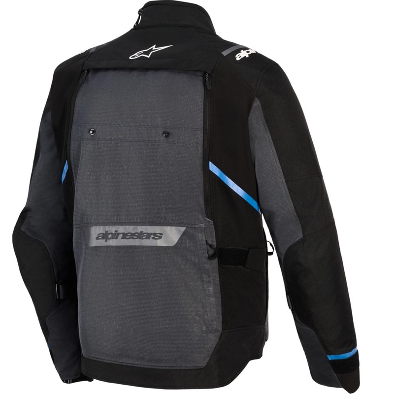 Alpinestars Cusco Drystar motorjas zwart-donkergrijs