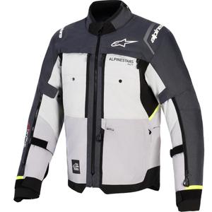 Alpinestars Cusco Drystar motorjas lichtgrijs-lichtblauw-donkerblauw
