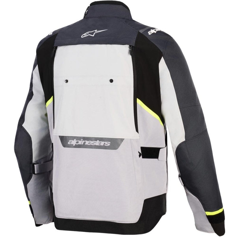 Alpinestars Cusco Drystar motorjas lichtgrijs-lichtblauw-donkerblauw