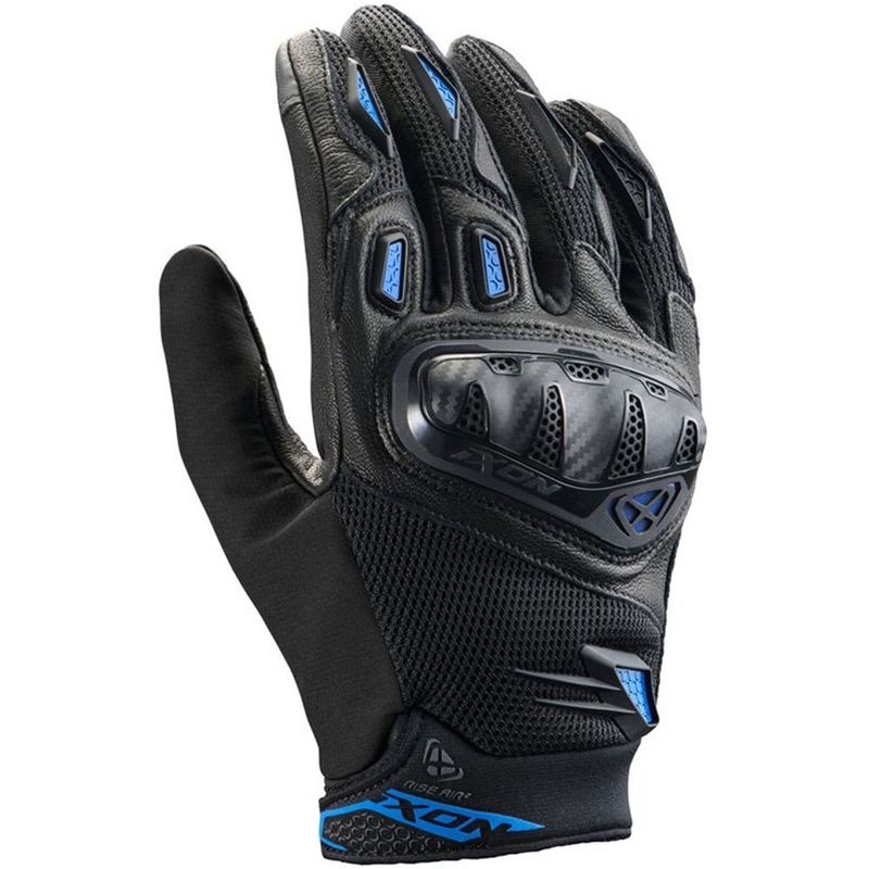 IXON Rise Air 2 motorhandschoenen zwart-blauw