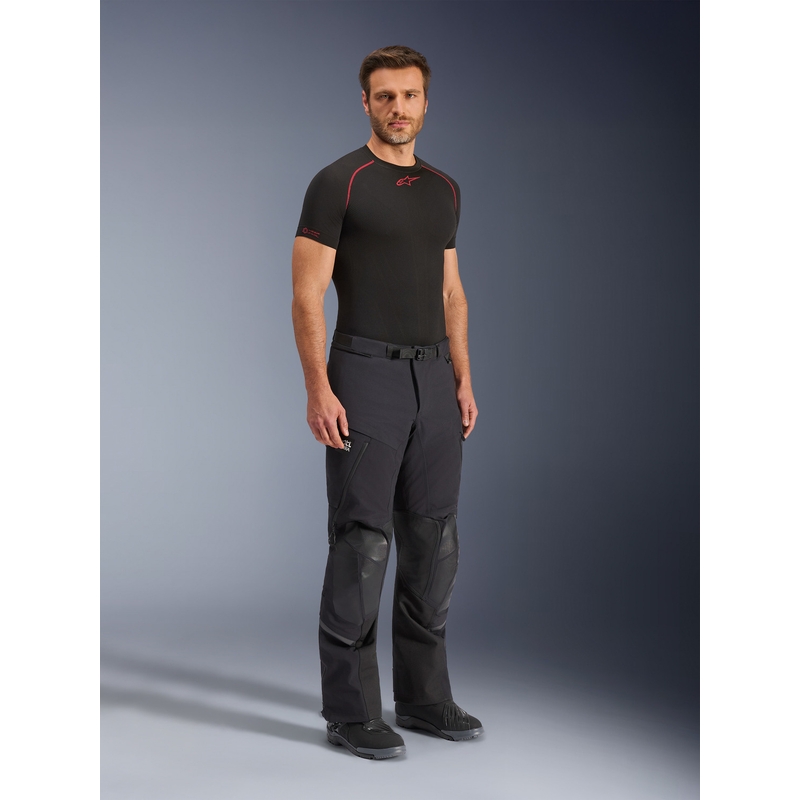 Alpinestars Andes PRO Drystar XF motorbroek zwart-donkergrijs