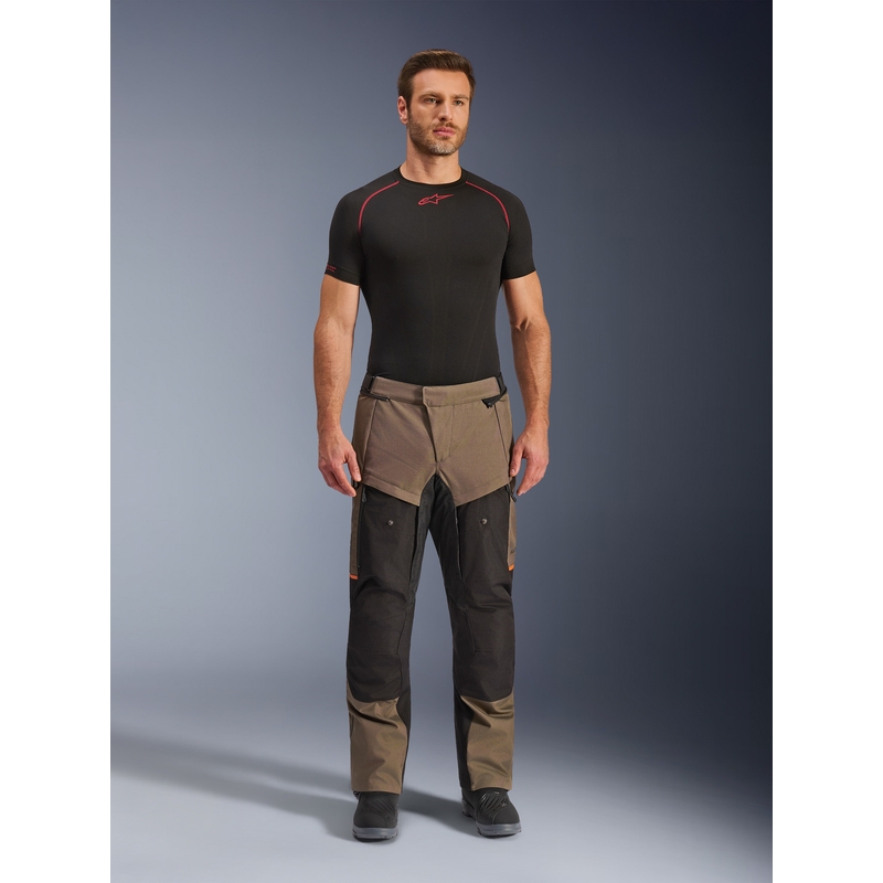 Alpinestars Cusco Drystar motorbroek bruin-zwart