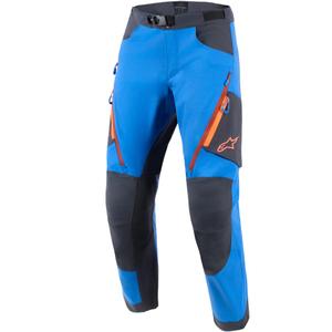 Alpinestars Maxdura Dual motorbroek blauw-donkergrijs-oranje