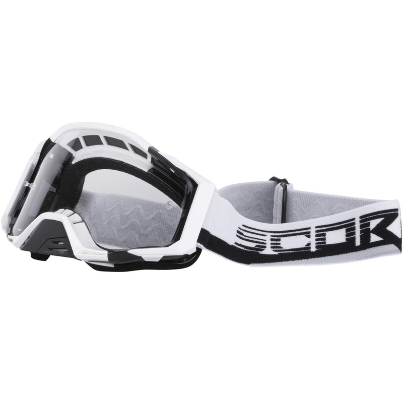 Scorpion MX Mask motorcrossbril wit-zwart