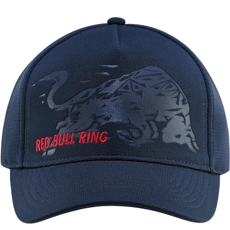 Red Bull Racing pet met reliëf, donkerblauw