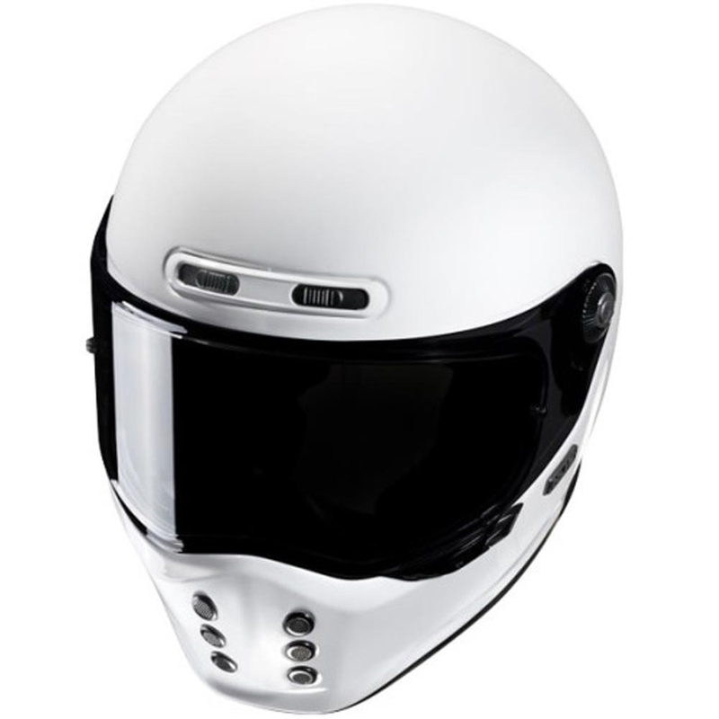 HJC V10 Solid integraalhelm voor motorfietsen, wit