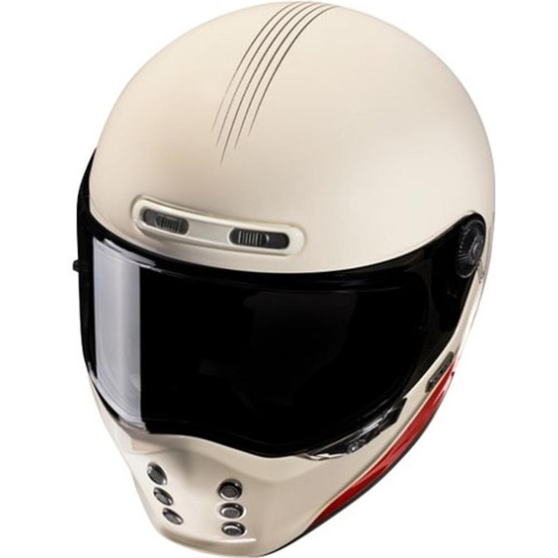 Integraal motorhelm HJC V10 Tami MC1 rood-beige