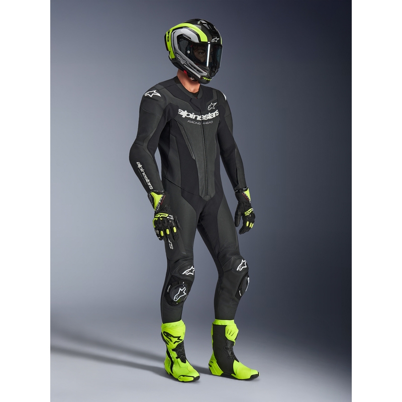 Alpinestars GP FORCE V2 eendelig motorpak zwart-wit