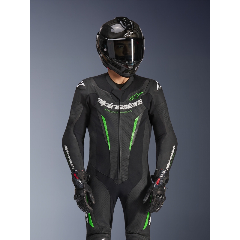 Alpinestars GP FORCE V2 eendelig motorpak zwart-groen