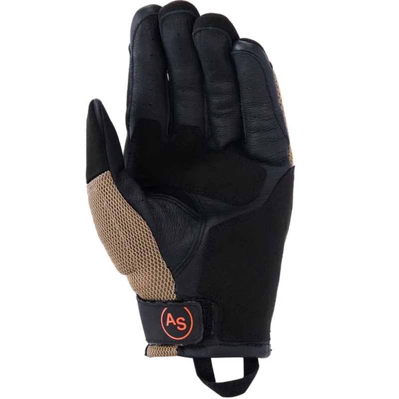 Alpinestars Manti Air motorhandschoenen donker kaki-zwart-fluo oranje