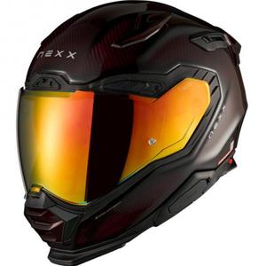 Nexx X.WST3 Lava Carbon integraalhelm voor motorfietsen, rood