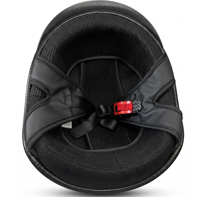 Open helm MotoZem zwart