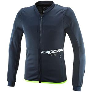 IXON Arma motorsweatshirt in blauw-wit-fluo geel