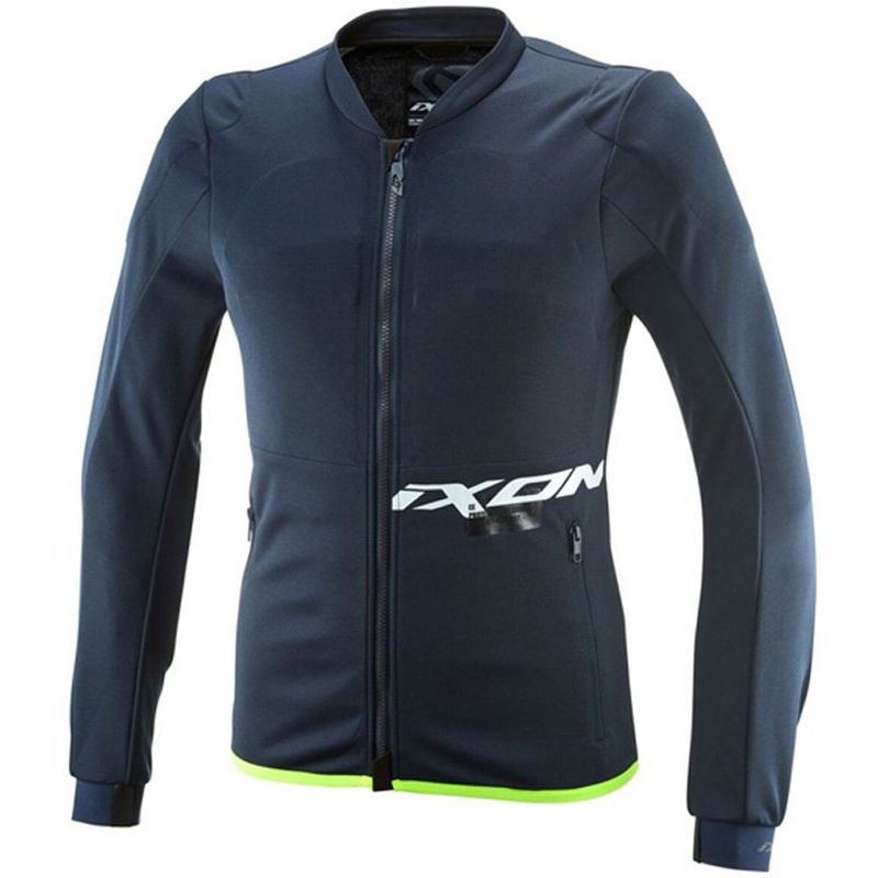 IXON Arma motorsweatshirt in blauw-wit-fluo geel