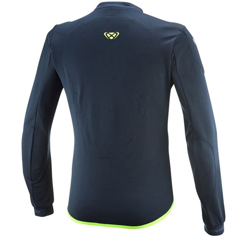 IXON Arma motorsweatshirt in blauw-wit-fluo geel