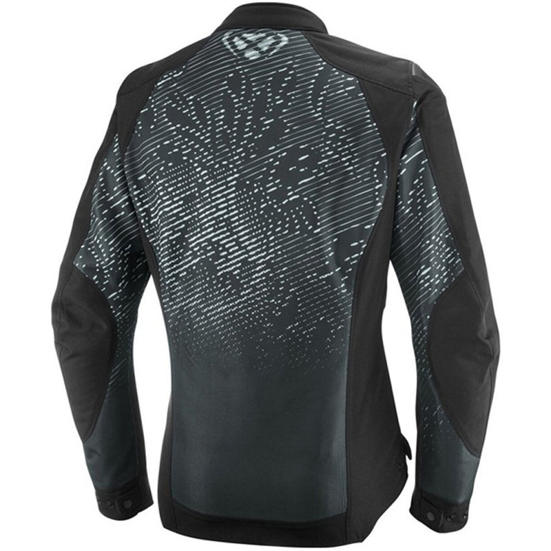 Dames motorjack IXON Artemis zwart-wit
