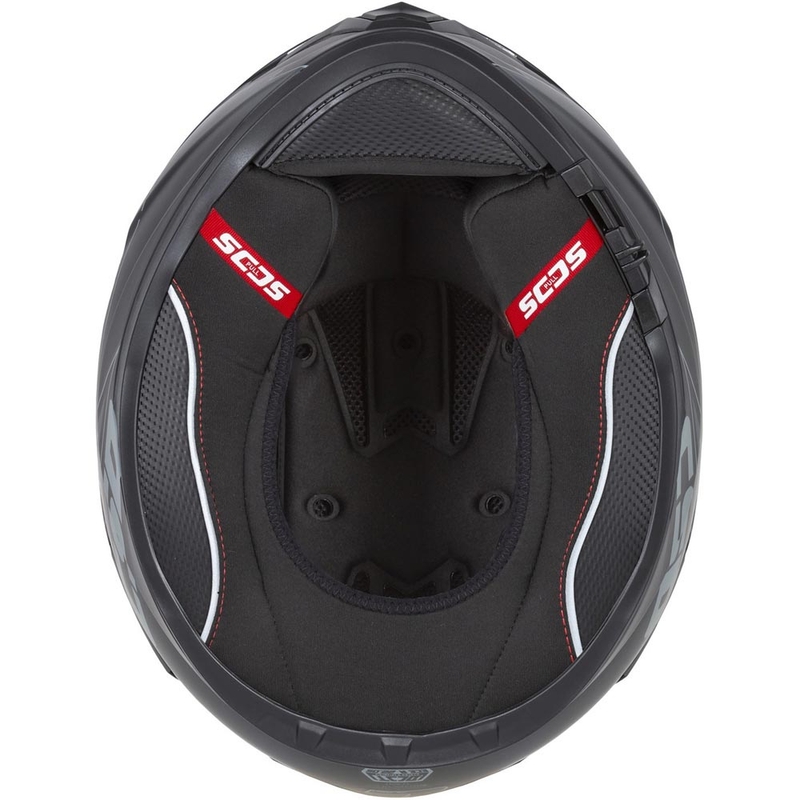 Cassida Integral GT 2.1 Jawa Sport integraal motorhelm zwart-parelrood-zilver