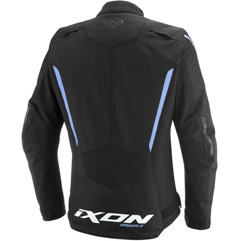 Dames motorjack IXON Striker 2 Lady zwart-lavendel