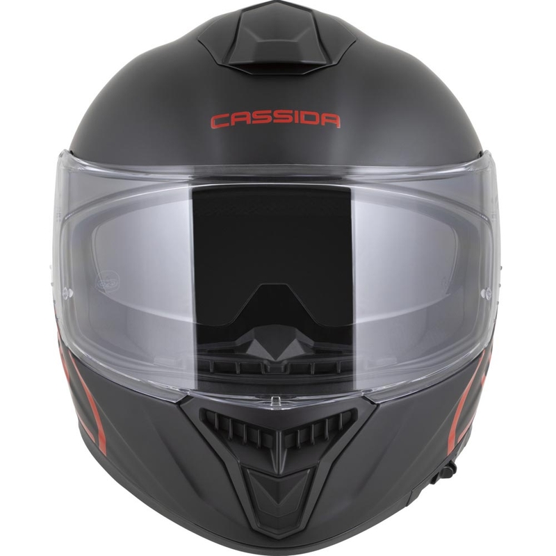Cassida Integral GT 2.1 Jawa Solid integraal motorhelm matzwart-glanzend rood
