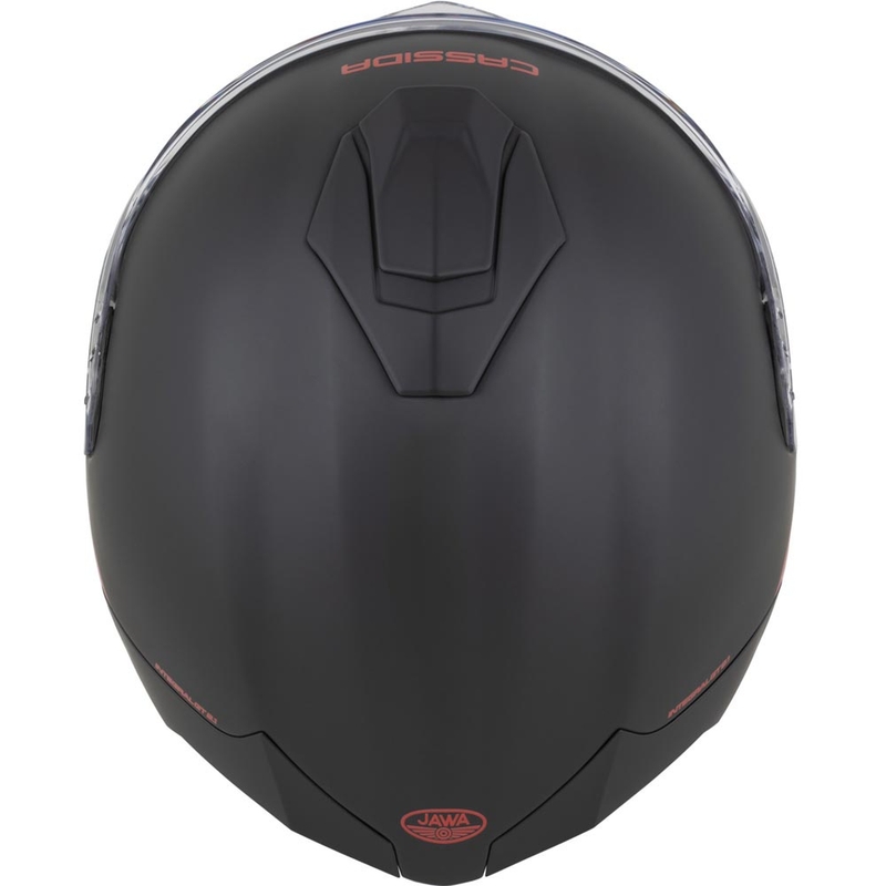 Cassida Integral GT 2.1 Jawa Solid integraal motorhelm matzwart-glanzend rood