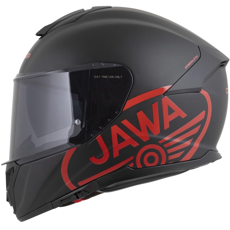Cassida Integral GT 2.1 Jawa Solid integraal motorhelm matzwart-glanzend rood