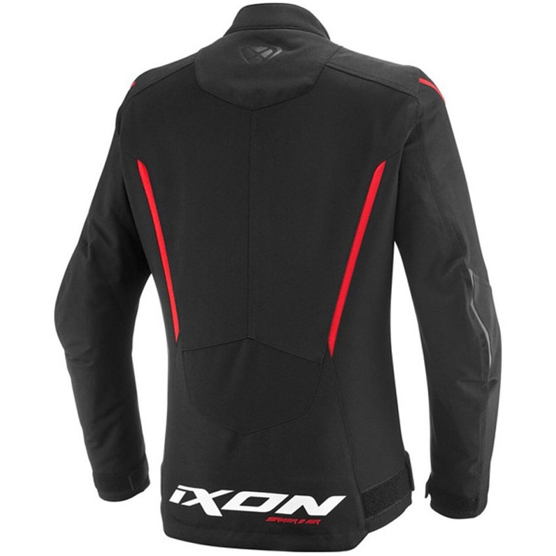 IXON Striker 2 Air WP Lady motorjas voor dames, zwart-rood