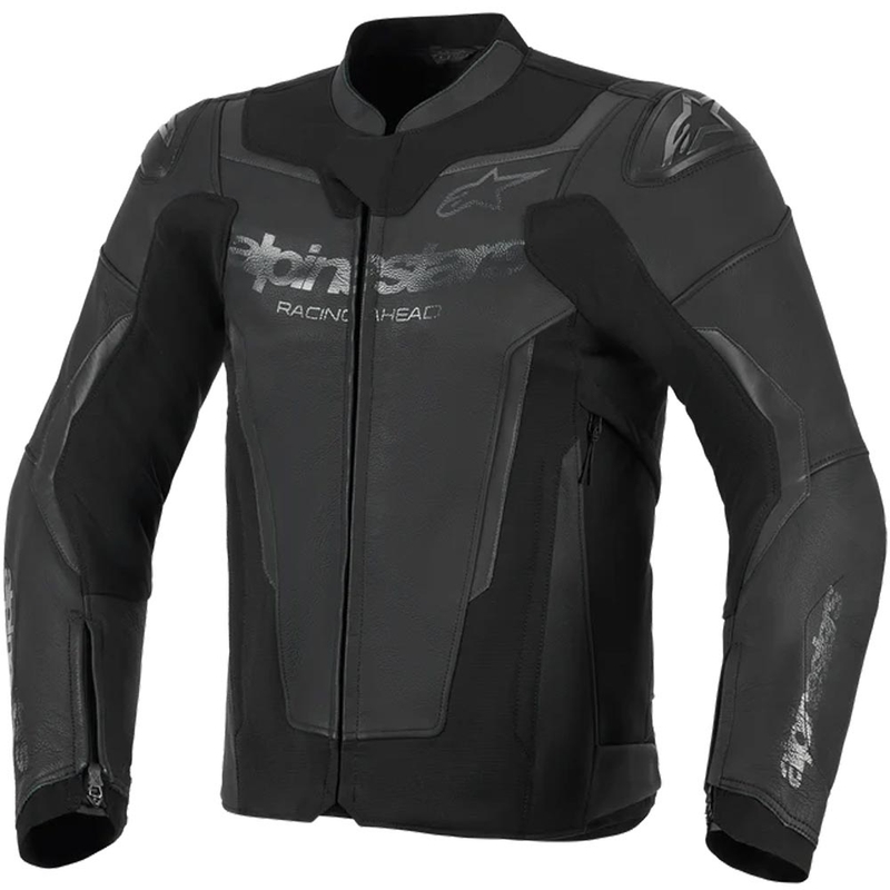Alpinestars GP Force V2 leren motorjas zwart-zwart